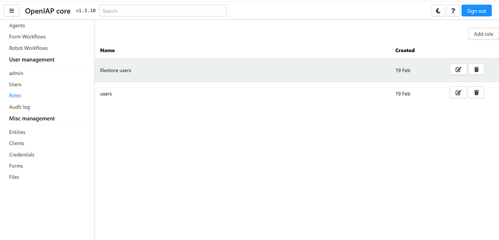 Can't find Work Items Queues and Work Item - OpenCore - OpenIAP